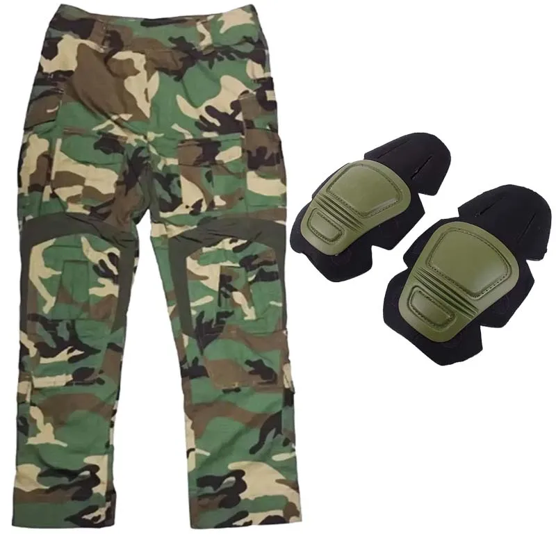 Outdoor Hunting Trousers - Pantaloni da combattimento all'aperto TACTICAL Woodland
