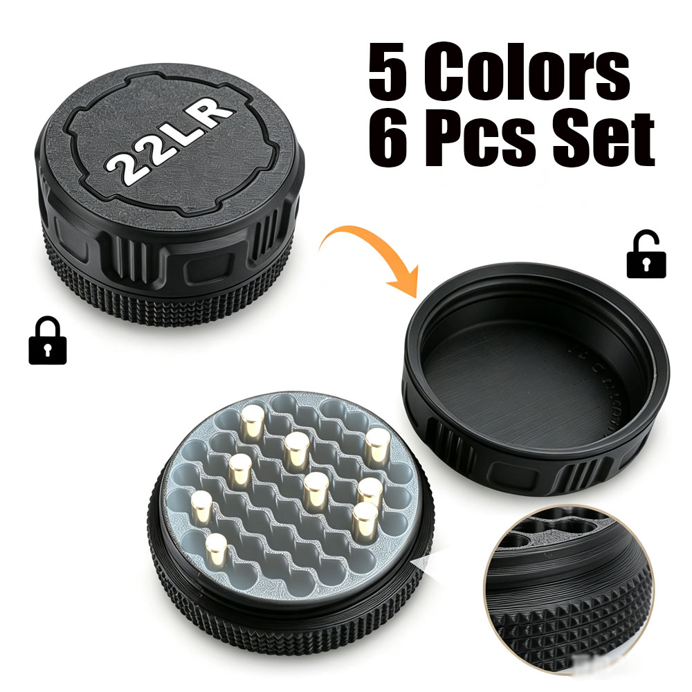 Hunting & Outdoor Supplies Photos - Set di 6 Scatole Portamunizioni .22LR