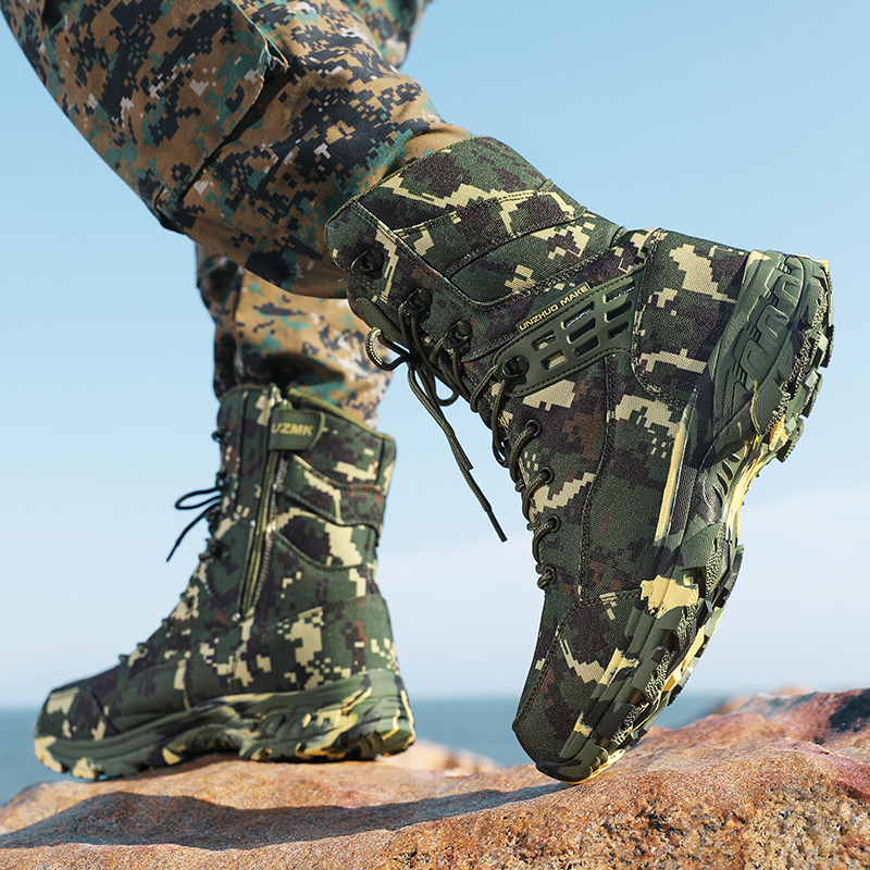 Outdoor Hunting Fabric - Stivali da esterno da uomo di