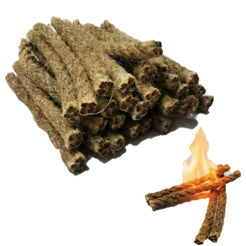 Fire Starter Waterproof - Accendifuoco Portatile in Corda di Canapa