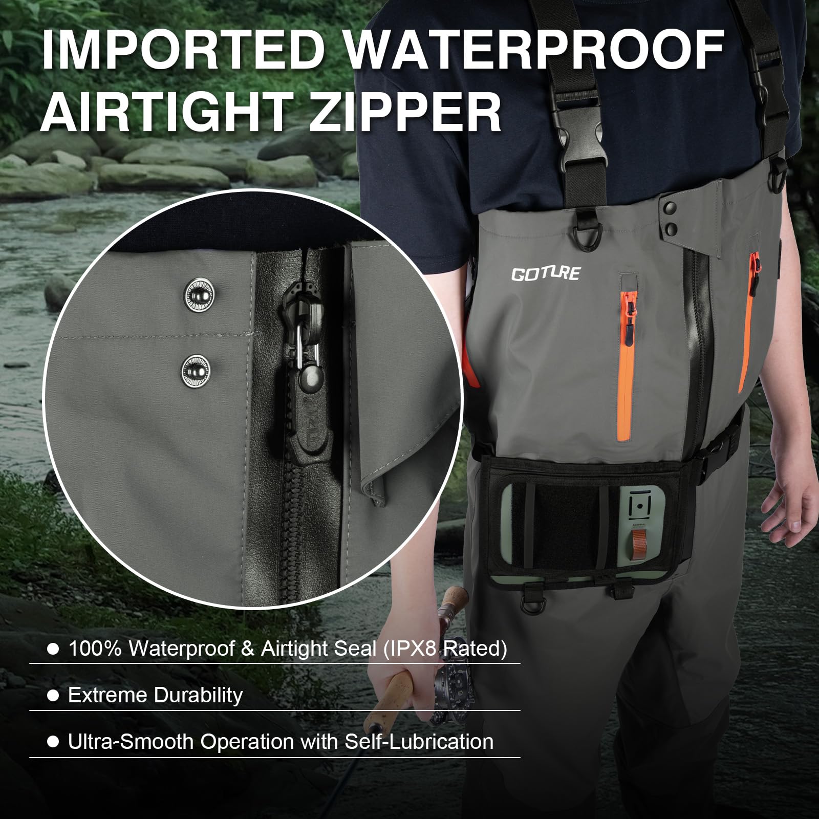 Goture Trampolieri da pesca a  - Fishing Waders Breathable recensione e prezzo