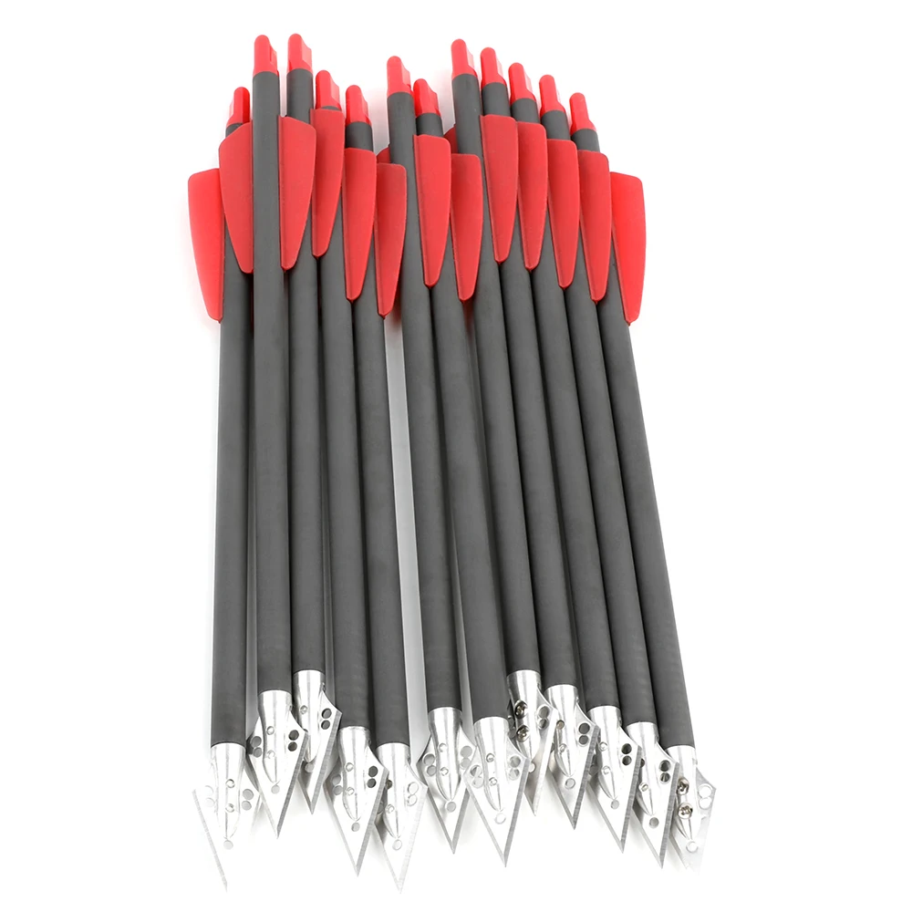 6/12 pz Alluminio Carbonio Pur - Crossbow Bolt Broadhead recensione e prezzo