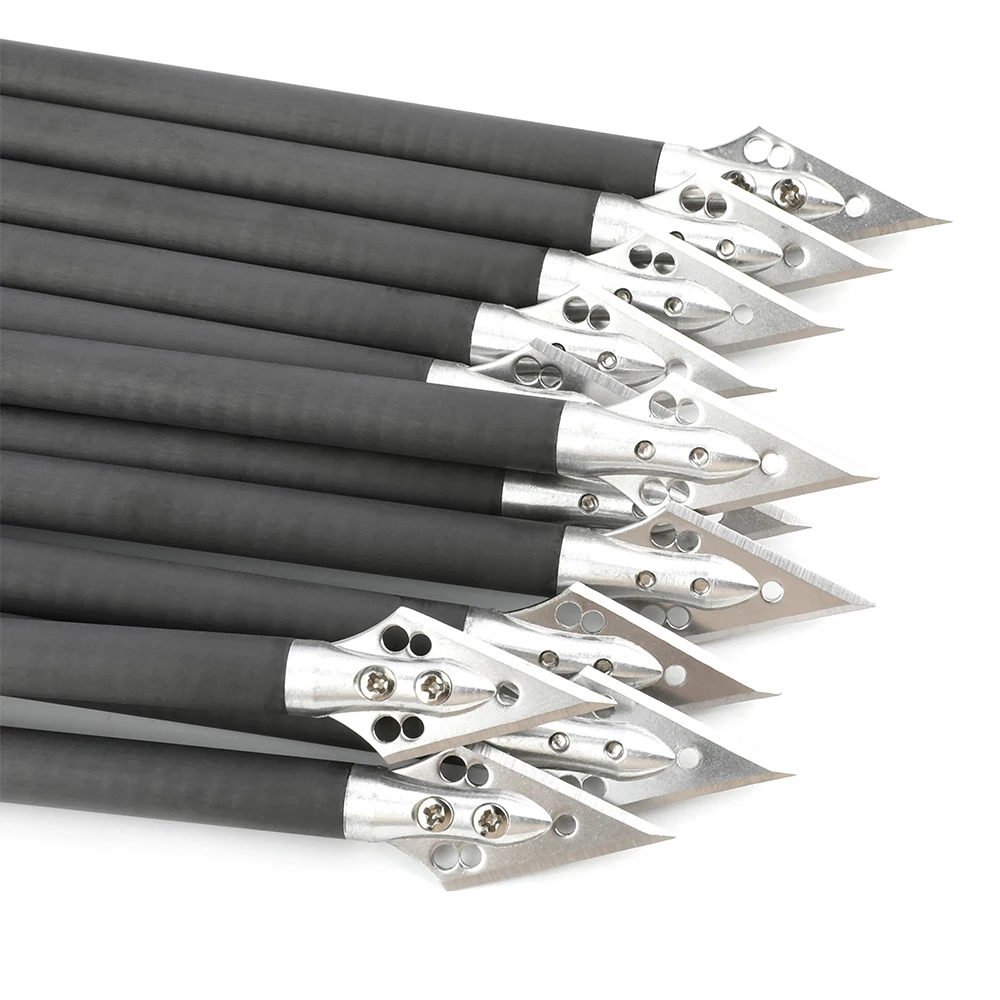 6/12 pz Alluminio Carbonio Pur - Crossbow Bolt Broadhead recensione e prezzo