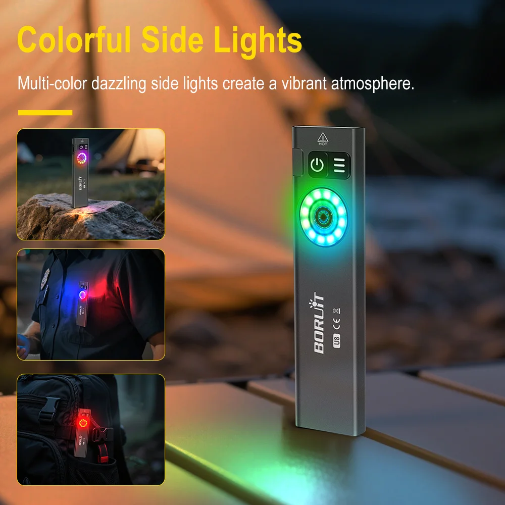 BORUiT U8 650LM EDC Torcia LED - Hunting & Outdoor Supplies Photos recensione e prezzo