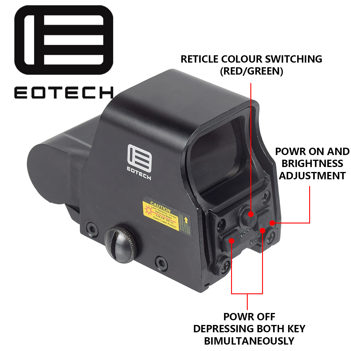 Mirino Olografico Eotech 551 5 - Outdoor Hunting Range recensione e prezzo