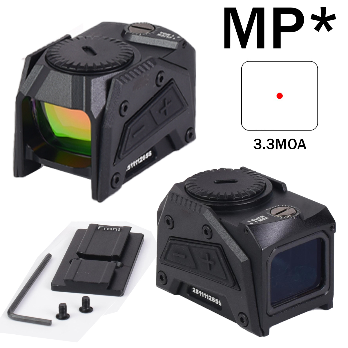 Mirino Red Dot Tattico MP* 1X1 - Outdoor Hunting Range recensione e prezzo