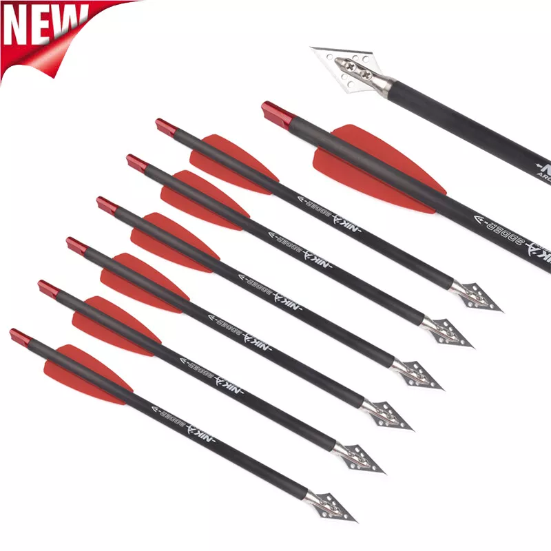 Bulloni per balestra da 3-6 pe - Crossbow Bolt Broadhead recensione e prezzo