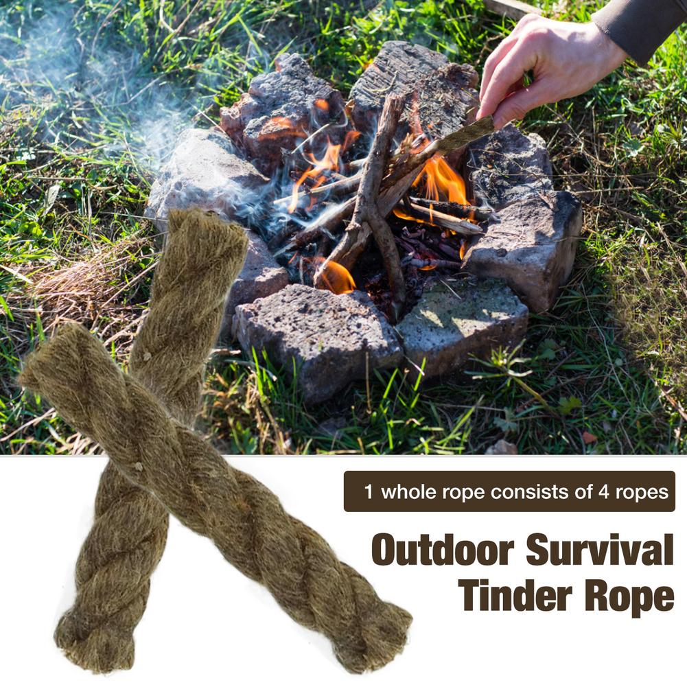 5PCS Tinder Rope Survival Fire - Fire Starter Waterproof recensione e prezzo