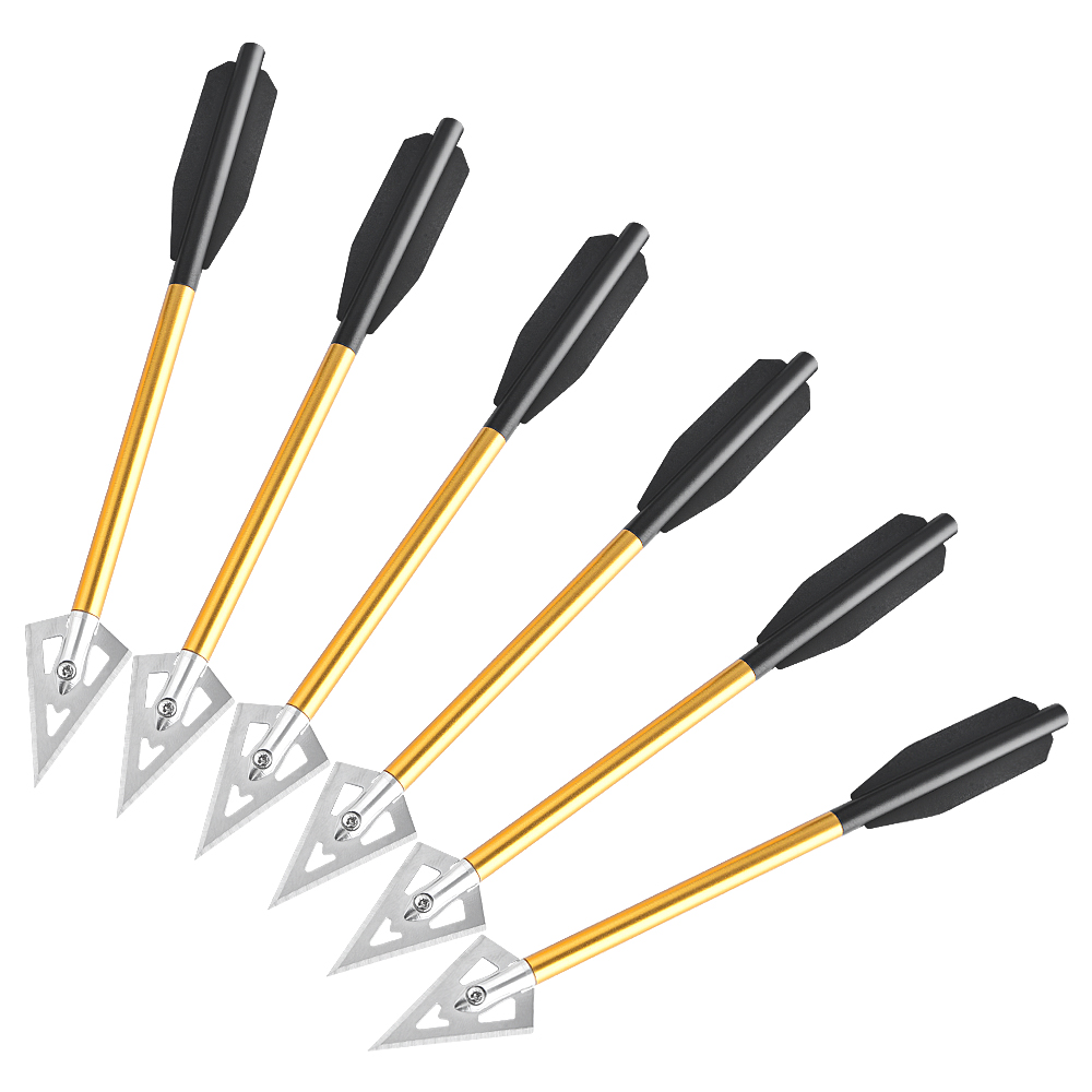 6/12 pz Freccia Corta Balestra - Crossbow Bolt Broadhead recensione e prezzo