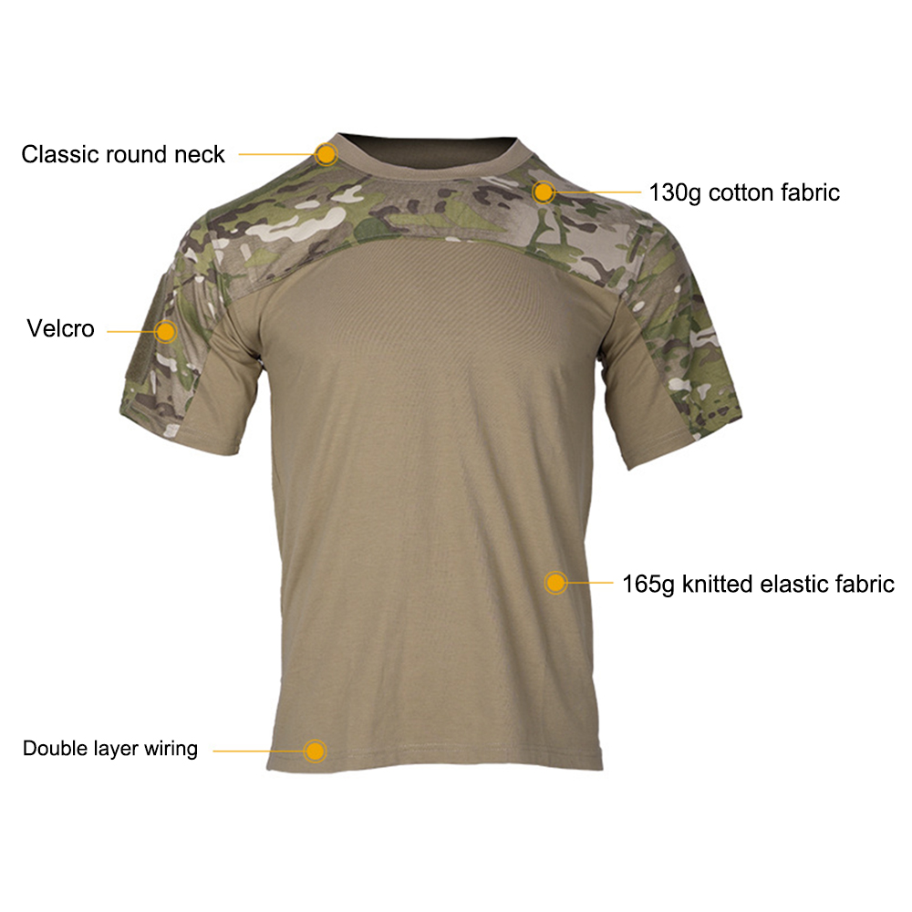 Magliette mimetiche da uomo ma - Outdoor Hunting Fabric recensione e prezzo