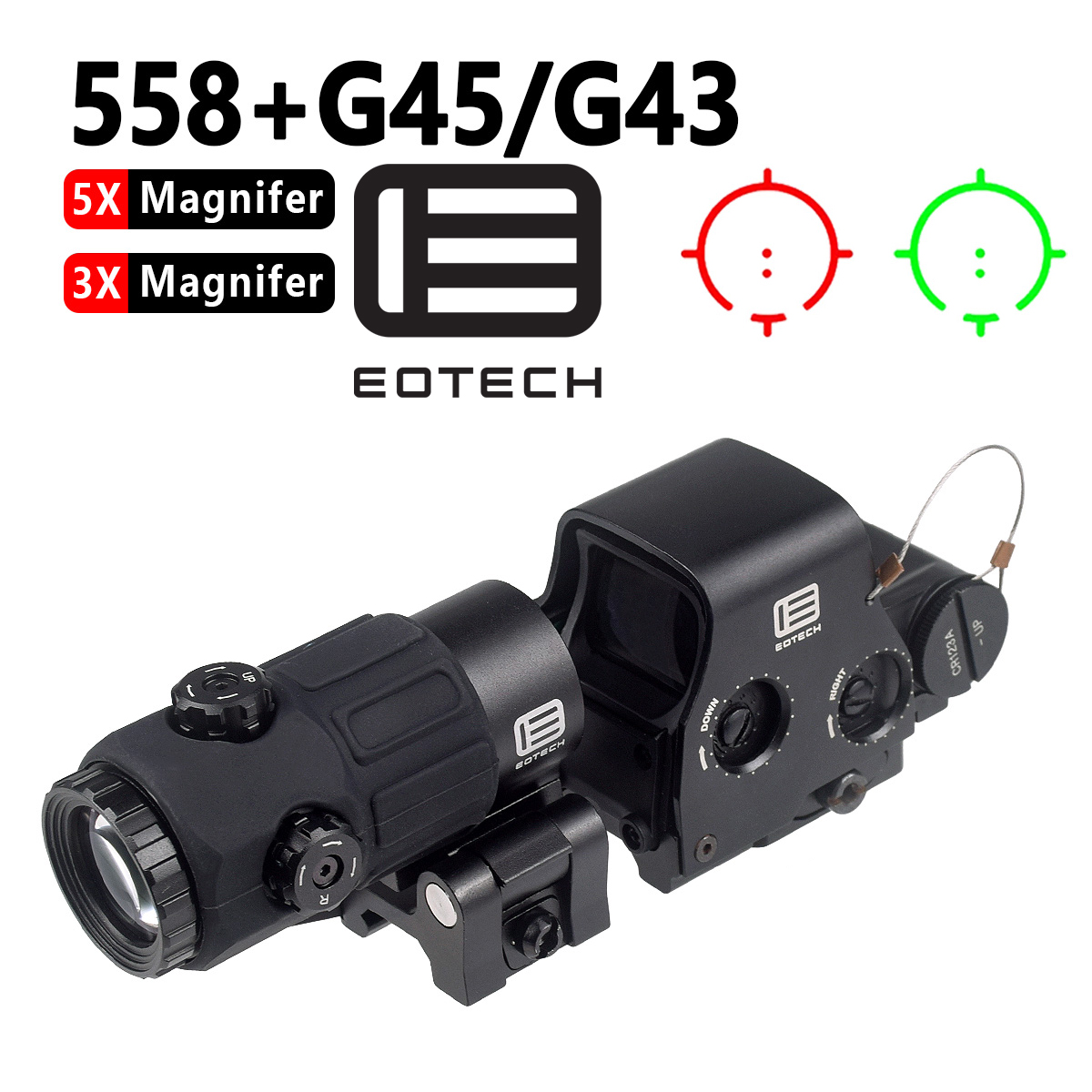 EOTECH G43 G33 G45 Ingranditor - Outdoor Hunting Range recensione e prezzo