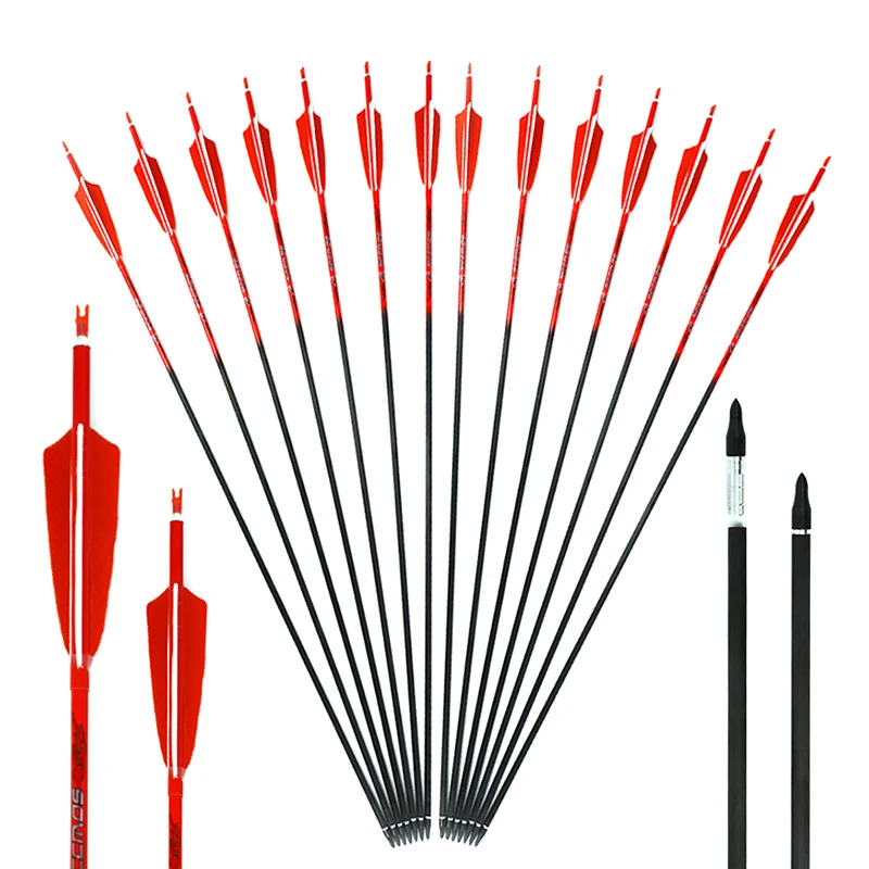 Set di 6/12/24 Aste per Frecce - Arrow Carbon Shaft recensione e prezzo