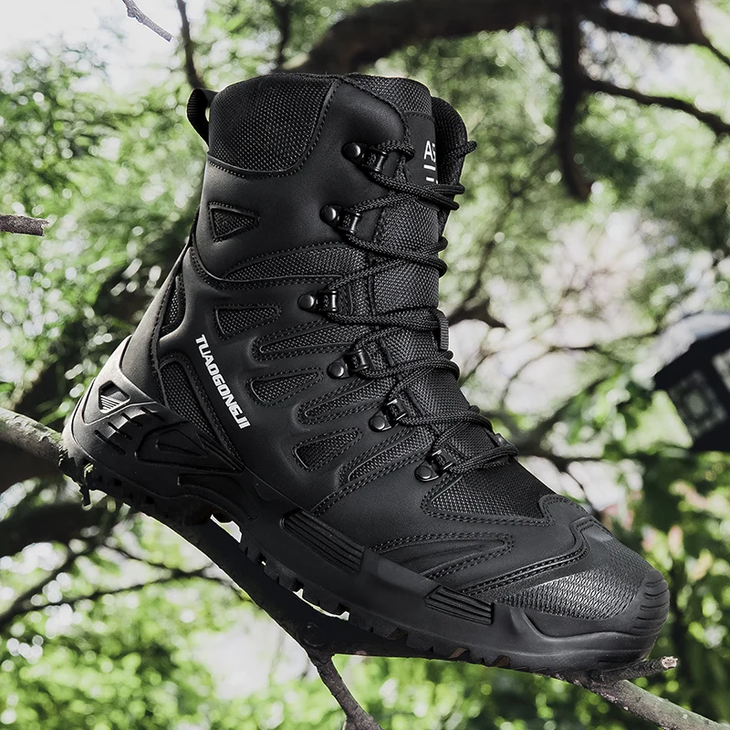 Stivali tattici da trekking al - Outdoor Hunting Fabric recensione e prezzo